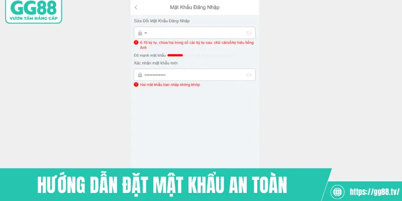 Hướng dẫn đặt mật khẩu an toàn